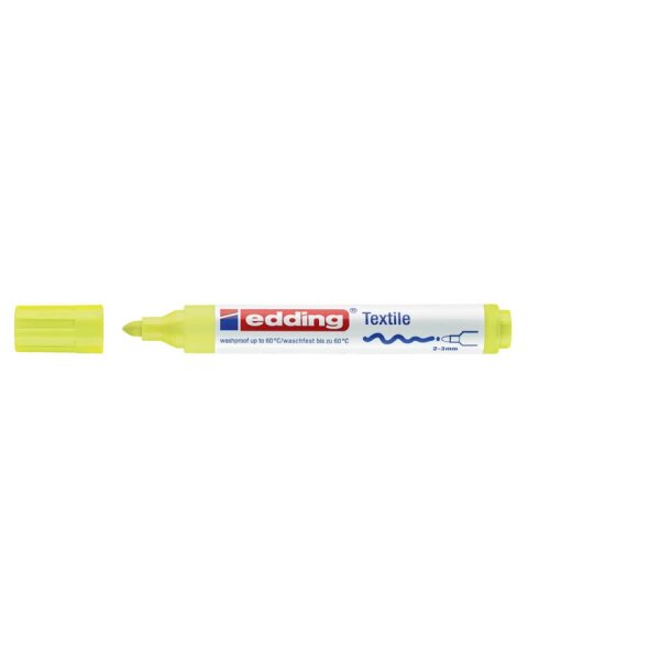EDDING Textilmarker 4500, 2-3mm, neongelb 44500065