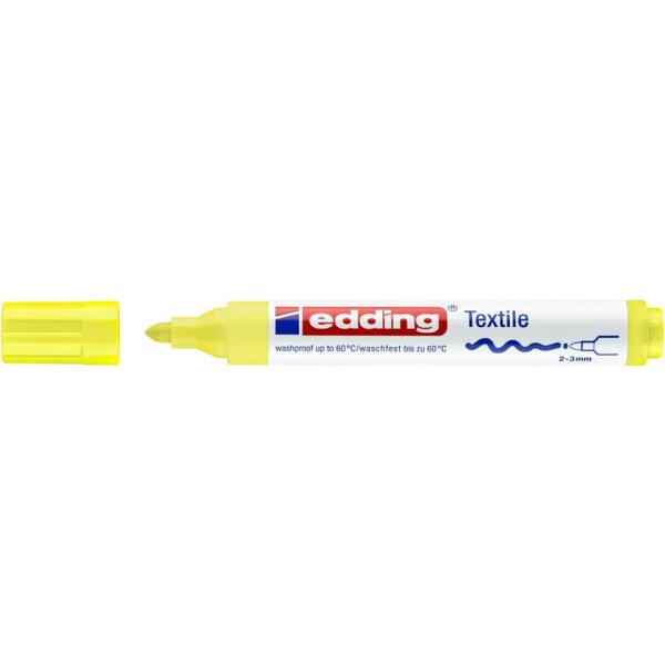 EDDING Textilmarker 4500, 2-3mm, neongelb 44500065