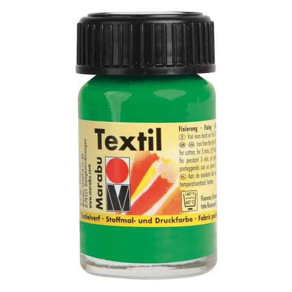 MARABU Textilfarbe, 15ml, hellgr&uuml;n 17160 039 062