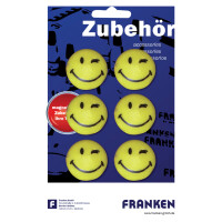 FRANKEN Haftmagnet "Happy", Haftkraft: 300 g, rund