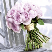 PAPER+DESIGN Lunchservietten Rosenstrauß, 33 x 33...