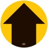 AVERY Zweckform Hinweisetiketten Set Kundenleitsystem, A4, Ø 200 mm, 12 Bogen 12 Etiketten, gelb, schwarz