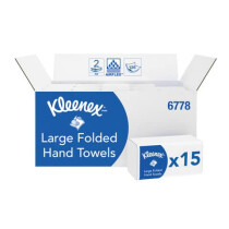 Kleenex Falthandtuch Ultra V-Falz 2-lagig weiß 15...