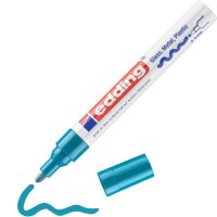 EDDING Glanzlackmarker 750, 2-4mm, Rundspitze, hellblau 750CR-010