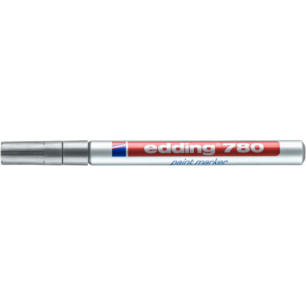 EDDING Glanzlackmarker 780, 0,8mm, Rundspitze, silber 4780054