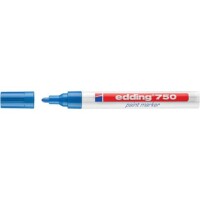 edding Lackmalstift 750 2-4mm blau Rundspitze