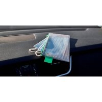 VELOFLEX Reißverschlusstasche, A6, transparent 2706...