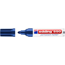 edding Permanentmarker 550 3-4mm blau 550-003 Rundspitze nachfüllbar
