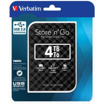Verbatim Festplatte HDD extern 4TB schwarz