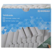 DONAU Tafelkreide 100 Stück weiß