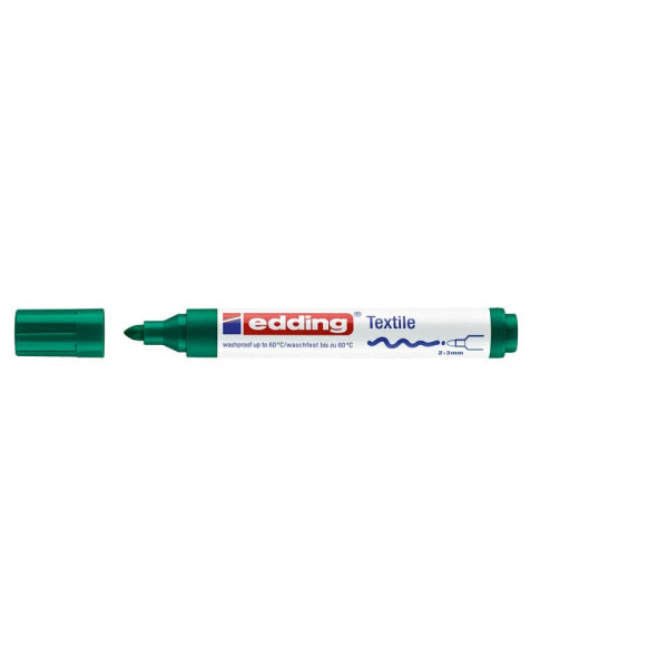 EDDING Textilmarker 4500, 2-3mm, gr&uuml;n 44500004