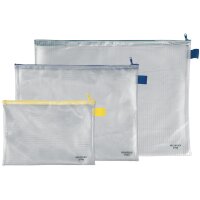 VELOFLEX Reißverschlusstasche, A3, transparent 2703...