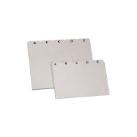 Leitregister A-Z, A6 quer, grau 7856