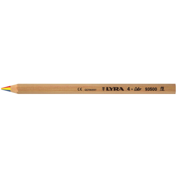 LYRA Farbstift Farb-Riesen 4-Color naturbelassen