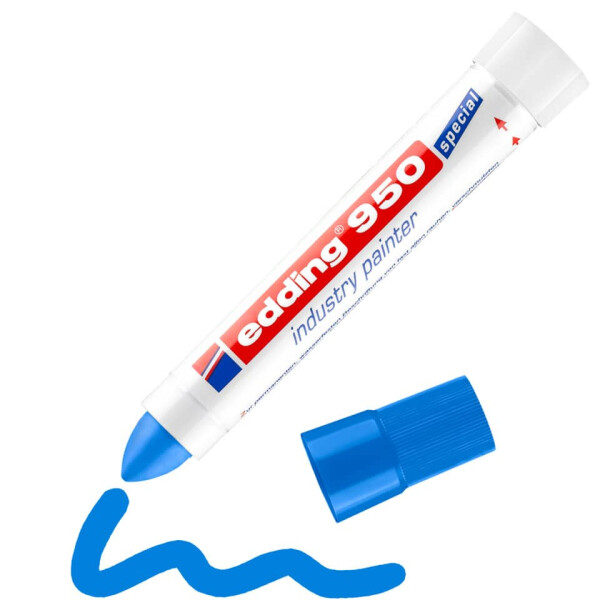 EDDING Industrie Pastenmarker 950, 10mm, blau 4-950003