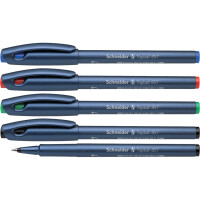 SCHNEIDER Tintenroller Topball 857, mit stabiler Metallspitze, 0,6mm, schwarz SN8571