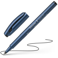 SCHNEIDER Tintenroller Topball 857, mit stabiler Metallspitze, 0,6mm, schwarz SN8571