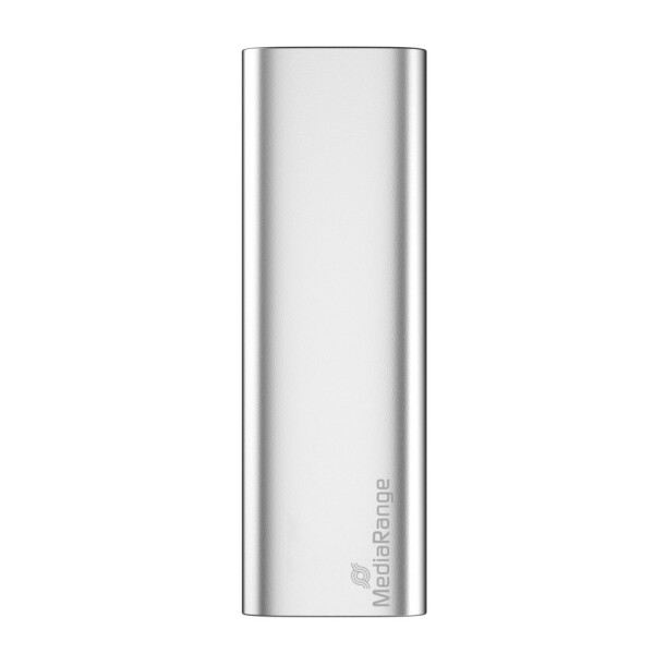 MEDIARANGE Festplatte extern, 480 GB, SSD, USB-C, silber MR1102