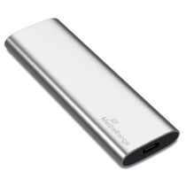 MediaRange Festplatte SSD extern 480GB silber