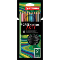 STABILO Farbstifte GREENcolors Etui ARTY, 3 mm,...