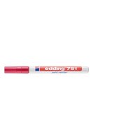 EDDING Lackmarker 751, 1-2mm, Rundspitze, rot 4751002