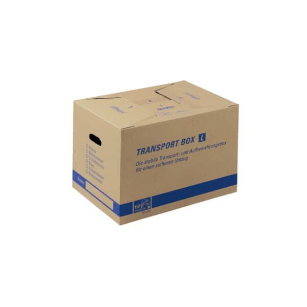tidyPac Transportbox L braun 50x35x35,5cm