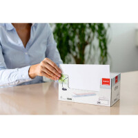 ELCO Briefumschlag Office ohne Fenster, C5 6, 80g m², haftklebend, 200 Stück, weiß 74532.12