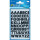 AVERY Zweckform Buchstaben-Etiketten wetterfest, Folie, Buchstaben A-Z, schwarz, 104 Aufkleber