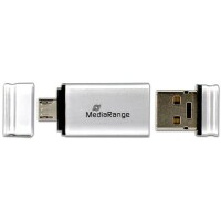 MediaRange USB Stick 8GB 2.0+MicroUSB VER49820