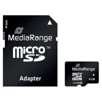 MediaRange Speicherkarte MicroSDHC 4GB Class10