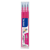 PILOT Tintenrollermine Frixion Clicker 0,3mm 3St pink...