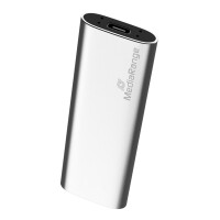 MEDIARANGE Festplatte extern, 120 GB, SSD, USB-C, silber MR1100