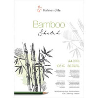 Hahnemühle Skizzenbuch Bamboo A4 105g qm weiß...
