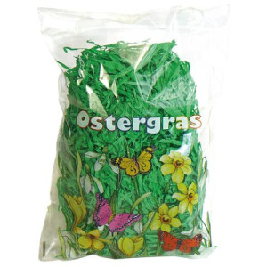 Paper+Design Ostergras grün 20 Gramm im Beutel fein Holzwolle