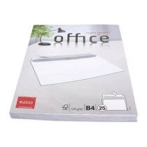 ELCO Briefhülle Office B4 ohne Fenster, Haftklebung,...