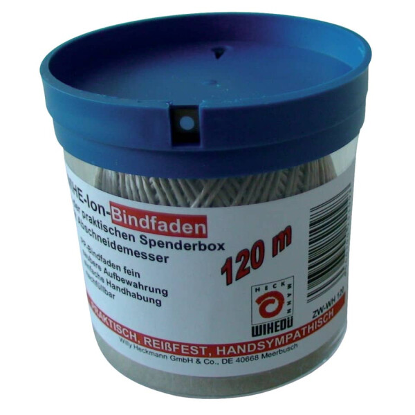 WIHEDÜ Kordelbox mit Bindfaden (PP), fein, bis 5 kg, 120 m