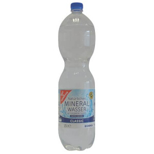 Gut & Günstig Mineralwasser mit Kohlensäure, 1.500 ml