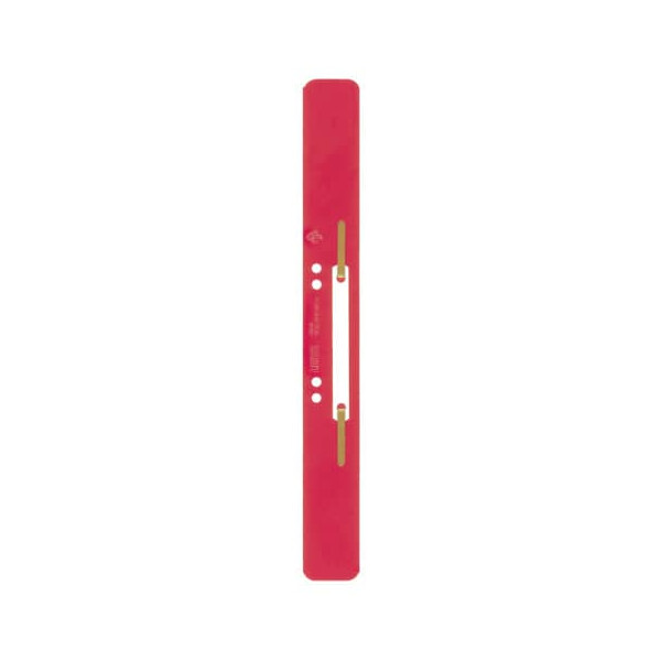 LEITZ Heftstreifen Polypropylen 3.5x31cm 25 Stück rot mit Kunststoffdeckleist