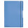 herlitz Notizheft A4 2x40Bl k+l blau Polypropylen myBook