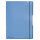 herlitz Notizheft A4 2x40Bl k+l blau Polypropylen myBook