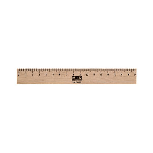 Standardgraph Holzlineal 1917 17cm