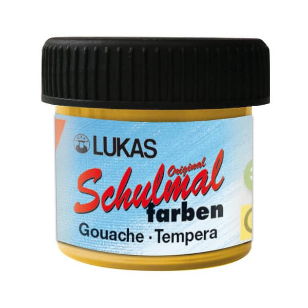 Lukas Schulmalfarbe 18ml ocker Becher