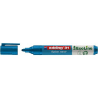 edding Flipchartmarker 31 Eco Line 1,5-3mm blau nachfüllbar Rundspitze