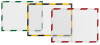 magnetoplan Magnetrahmen magnetofix SAFETY, A3, rot weiß