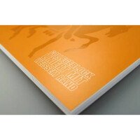 Staufen Collegeblock, A4, 80 Blatt, Lin.25, liniert, orange
