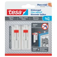 tesa Powerstrips Klebenagel für Tapeten und Putz, 2,0 kg