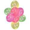 amscan Luftballon Neon 10 Stück sortiert 27,5cm