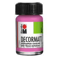 Marabu Decormatt Acryl pink 1401 39 033 15ml glasklar