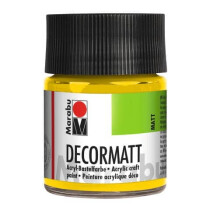 Marabu Decormatt Acryl, 50ml, gelb