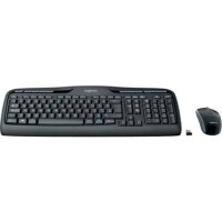 Logitech Tastatur+Maus MK330, Deutsch, kabellos, schwarz